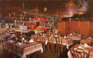 SANTA CRUZ, CA  California   IDEAL FISH RESTAURANT~Interior    Roadside Postcard