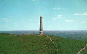Vintage Postcard Aerial View High Point Monument Sussex County New Jersey NJ