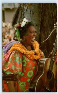 HONOLULU, HI Hawaii ~ KODAK HULA SHOW Happy HAWAIIAN GUITARIST c1960s Postcard