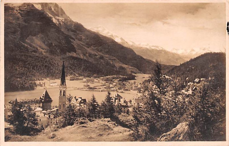 St Mortitz Switzerland 1926 Real Photo 