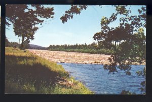 Berlin, New Hampshire/NH Postcard, Route 16, Ammonoosue River