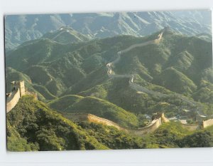 Postcard Summer Scene of the Great Wall - China