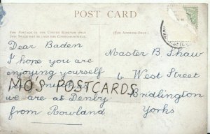 Genealogy Postcard - Shaw - 6 West Street - Bridlington - Yorkshire - Ref 7015A