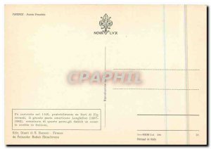 Postcard Modern Ponto Vecchio Firenze