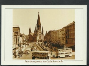 Netherlands Postcard - Hardenbergstrasse Mit Gedachtniskirche  T8828