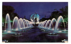 NY - NY World's Fair 1964-65. Unisphere, Fountain of the Continents