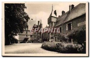 The Court of Chateau - Gien - Old Postcard