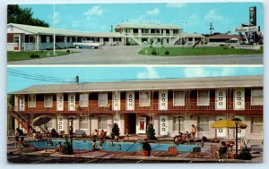 BOWLING GREEN, KY Kentucky ~ Roadside WESTERN HILLS MOTEL c1950s Postcard