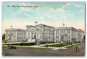 1914 Boise High School Book Stationery Company Boise Idaho ID Vintage Postcard