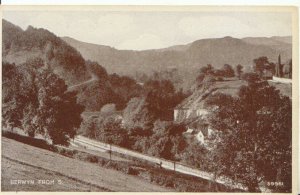 Wales Postcard - Berwyn from South - Denbighshire - Wales - Ref 8355A