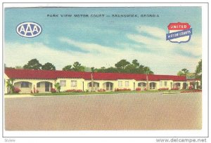 Park View Motor Court, Brunswick, Georgia, 30-40s