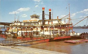 Becky Thatcher Ferry & Paddle Boats Ship Unused 