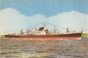 MN Guadalupe Compania Trasatlantica Espanola Ship Unused 