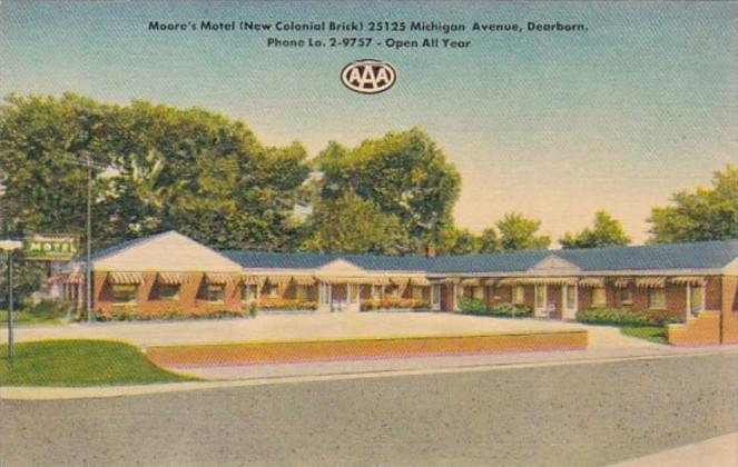 Michigan Dearborn Moore's Motel