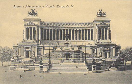 Italy Roma Rome Monumento a Vittorio Emanuele II