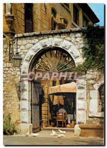 Postcard Modern French Riviera Saint Paul de Vence La Colombe d'Or Restaurant...