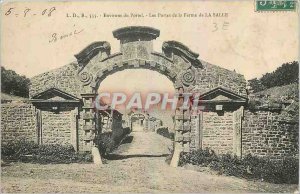 Old Postcard Around Portel The Gates Farm of La Salle