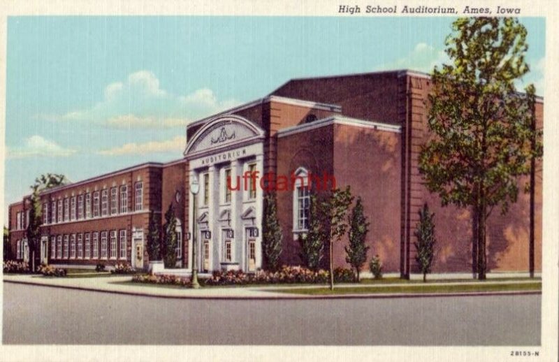 HIGH SCHOOL AUDITORIUM. AMES, IA