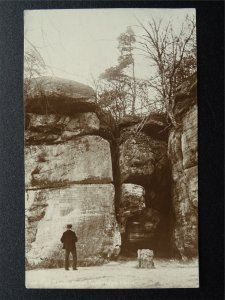 Kent ROYAL TUNBRIDGE WELLS High Rocks & Bell Rock c1912 RP Postcard