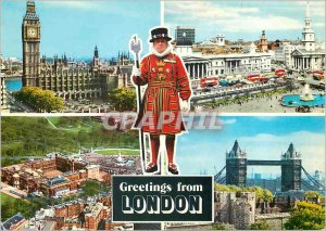 Modern Postcard Greeting from LOndon