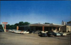 Dyer IN HWYs 30 & 41 Teibel's Restaurant Roadside Cars Postcard