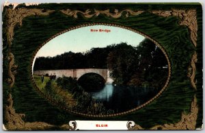 Bow Bridge Elgin Moray Scotland United Kingdom Posted Postcard