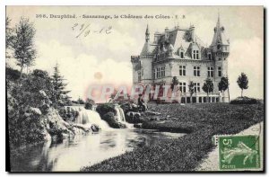 Old Postcard Dauphine Sassenage the dimensions of the castle