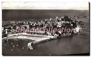 Postcard Modern Locquirec Finistere general view aerial