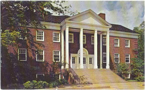 Bates Hall (Administration Building) Hiram College, Hiram, Ohio, OH, Chrome