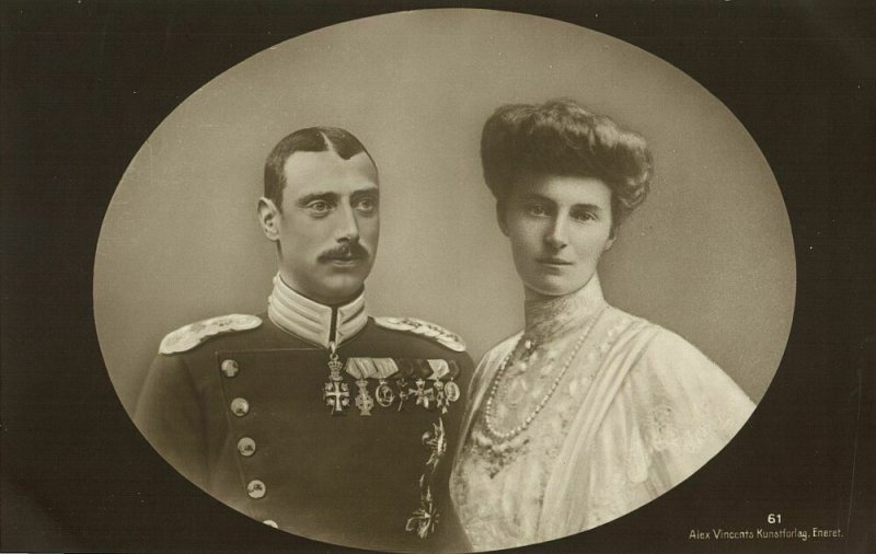 denmark, King Christian X & Queen Alexandrine of Mecklenburg-Schwerin (1910s)