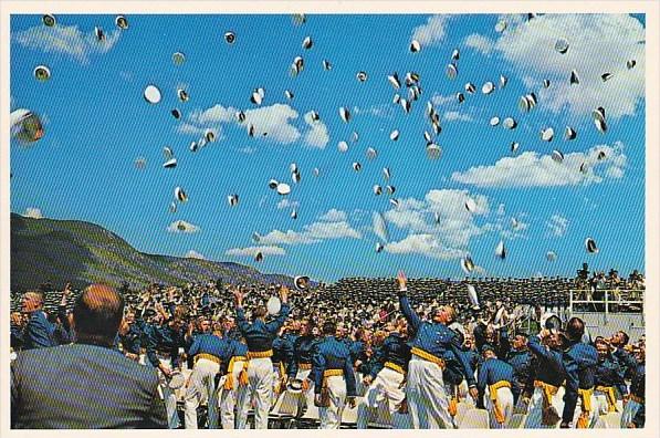 Jubilant Cedets At Graduation U S Air Force Academy Colorado Springs Colorado