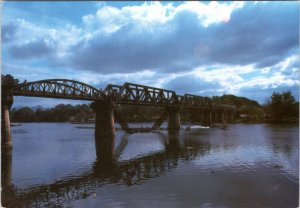 Postcard Thailand - Bridge over The River Kwaie, Kanchanaburi Province