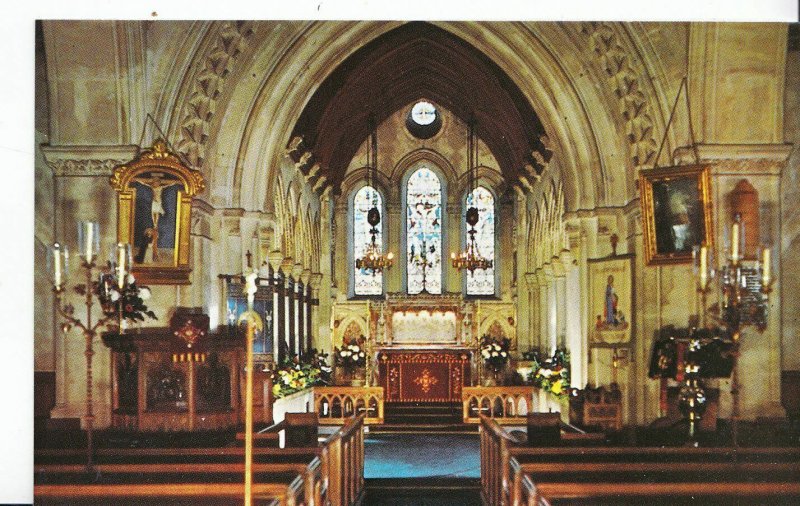 Isle of Wight Postcard - Interior of The Church of St Mildred, Whippingham XX122