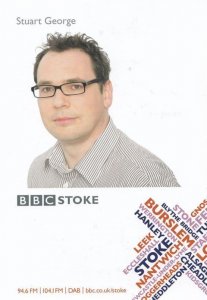 Stuart George BBC Radio Stoke Cast Card Photo