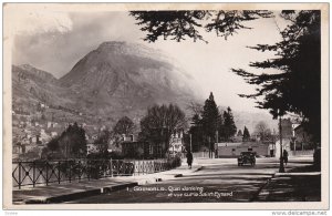 RP, Quai Jonking et vue sur le Saint-Eynard, GRENOBLE (Isere), France, 1920-1...