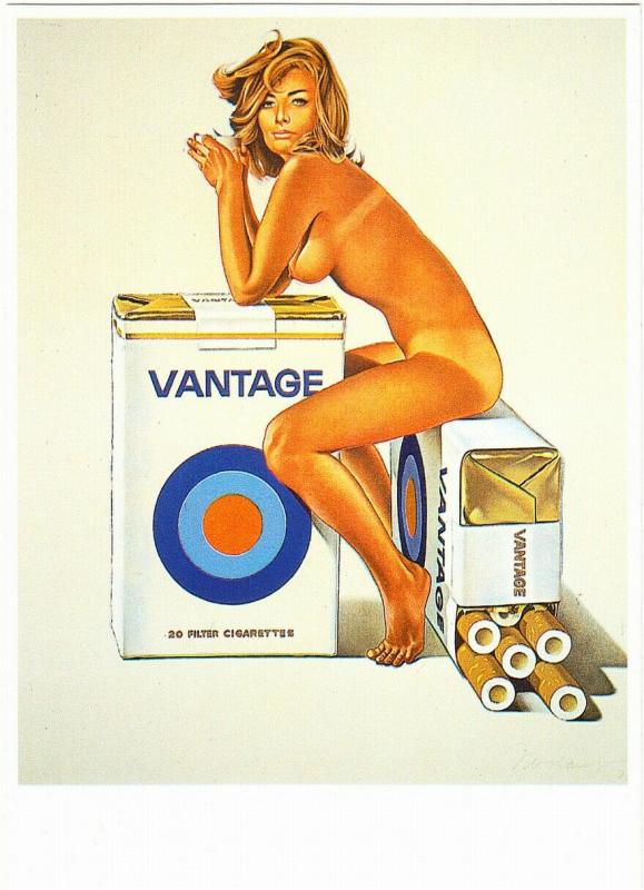 Ad Vantage by Mel Ramos Nude Pop Art Pinup Postcard