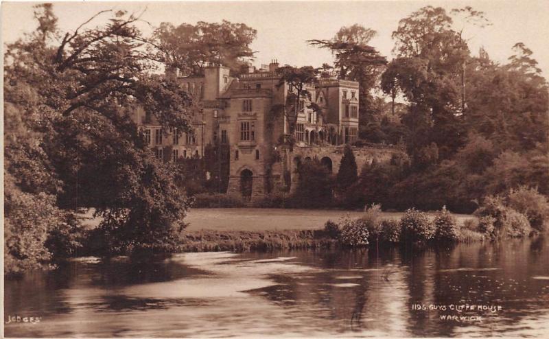 WARWICK UK GUYS CLIFFE HOUSE JUDGES PHOTO PICTURE # 1195 POSTCARD 1910s