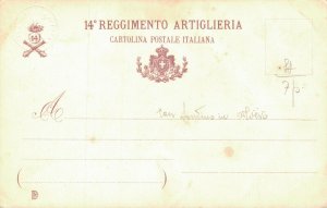 Italy Italian Regimental 14 Reggimento Artiglieria S.Leo Ancona Messina 04.30