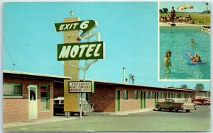 M-19191 Exit Six Motel Fremont Ohio