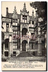 Postcard Old Tours Hotel Gouin