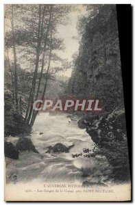 Old Postcard L & # 39Auvergne picturesque Gorges of Gouse near Saint Nectaire