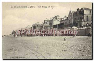 Postcard Old Saint Aubin S Sea Ball Trapp and casino