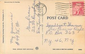 Linen Postcard 1139 Fort Meade Heights, Ft. Meade MD Military Housing Posted