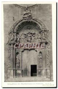 Old Postcard Marllorca Palma S Puerta Francisco