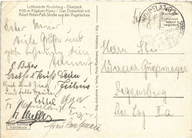 CPA AK Adolf-Hitlet-Pass - Panorama GERMANY (1297350)