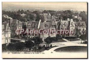 Old Postcard Panorama Cabourg and Villas