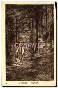 Old Postcard Hohwald Schlitteurs