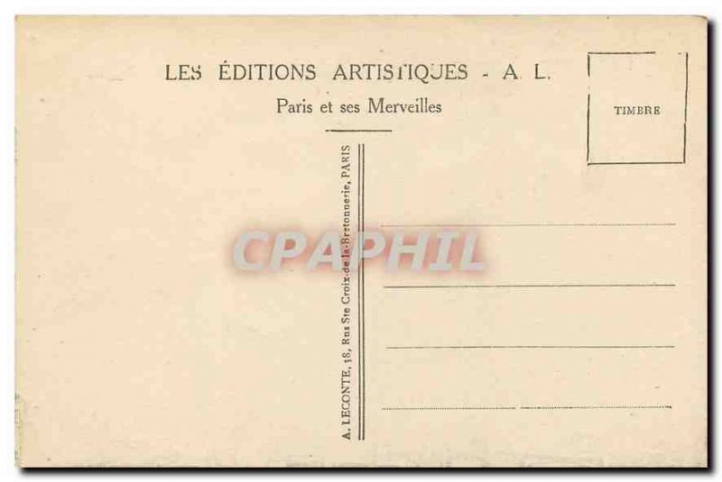 Old Postcard Paris La Madeleine