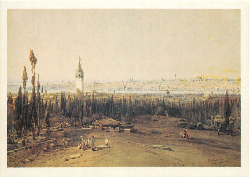 Russia eduard hildebrandt view of constantinople Postcard