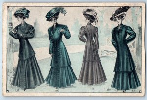 c1910's Wolbach & Brach Hastings NE Suit Fashion Advertising Antique Postcard